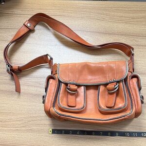 Marc Jacobs Vintage Orange Leather Women's Camera Bag